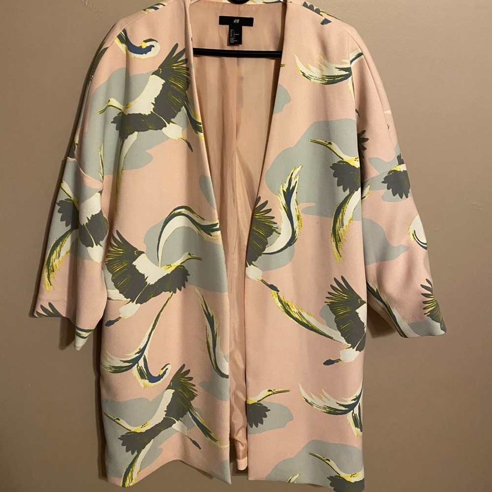 H&M pink kimono